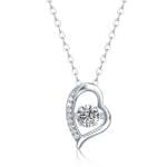 Liora Heart Moissanite Necklace (0.5 Ct)