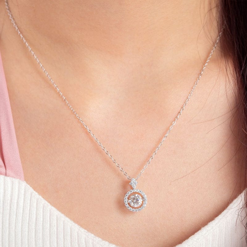 Lumora Grace Moissanite Necklace (1 Ct) 2 Lumora Grace Moissanite Necklace (1 Ct) - Image 2