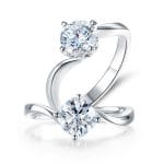 Sorella Promise Moissanite Solitaire Ring (1 Ct)