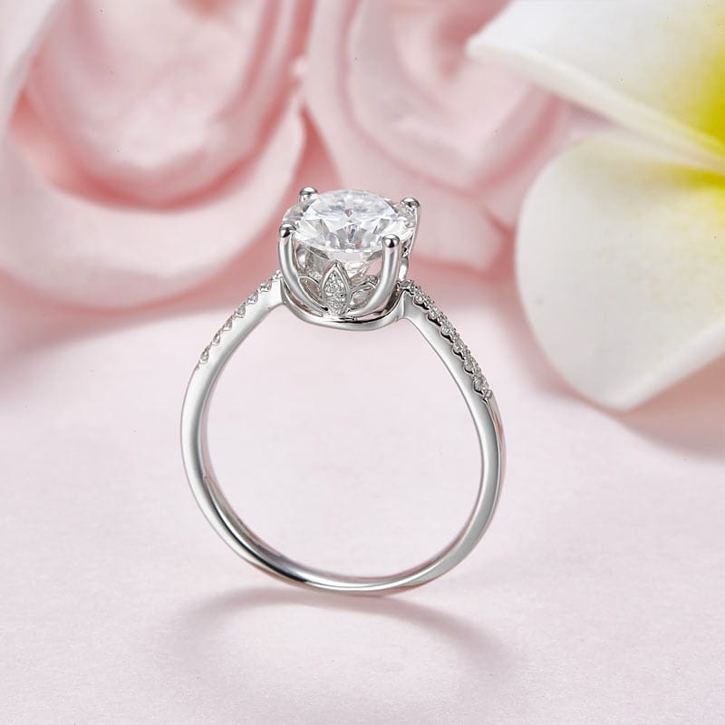Lucent Grace Moissanite Bridal Ring (2 Ct) 4 Lucent Grace Moissanite Bridal Ring (2 Ct) - Image 4