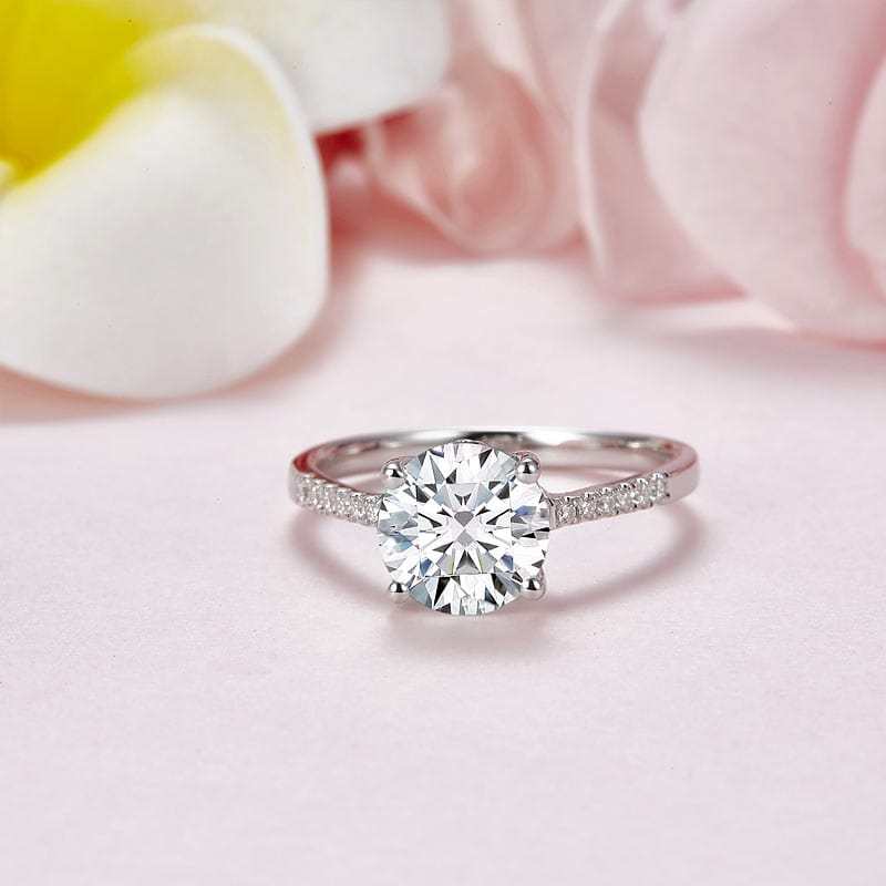 Lucent Grace Moissanite Bridal Ring (2 Ct) 5 Lucent Grace Moissanite Bridal Ring (2 Ct) - Image 5