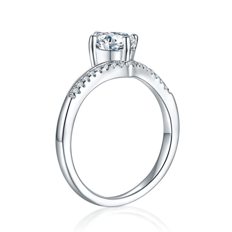 Lyssara Moissanite Accent Ring (1 Ct) 3 Lyssara Moissanite Accent Ring (1 Ct) - Image 3