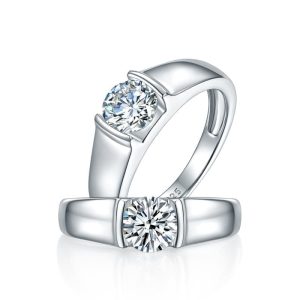 Valeron Men’s Moissanite Ring (1 Ct)