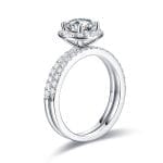 Seraphina Halo Moissanite Ring (1 Ct)