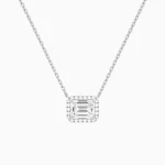 Virelle Radiance Luxe Halo Diamond Necklace
