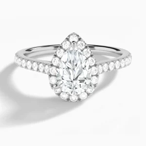 Liora Classic Halo Engagement Ring (14K Gold)