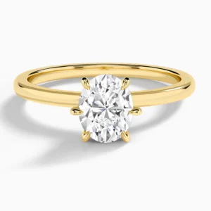 Soraya Six-Prong Hidden Halo Engagement Ring