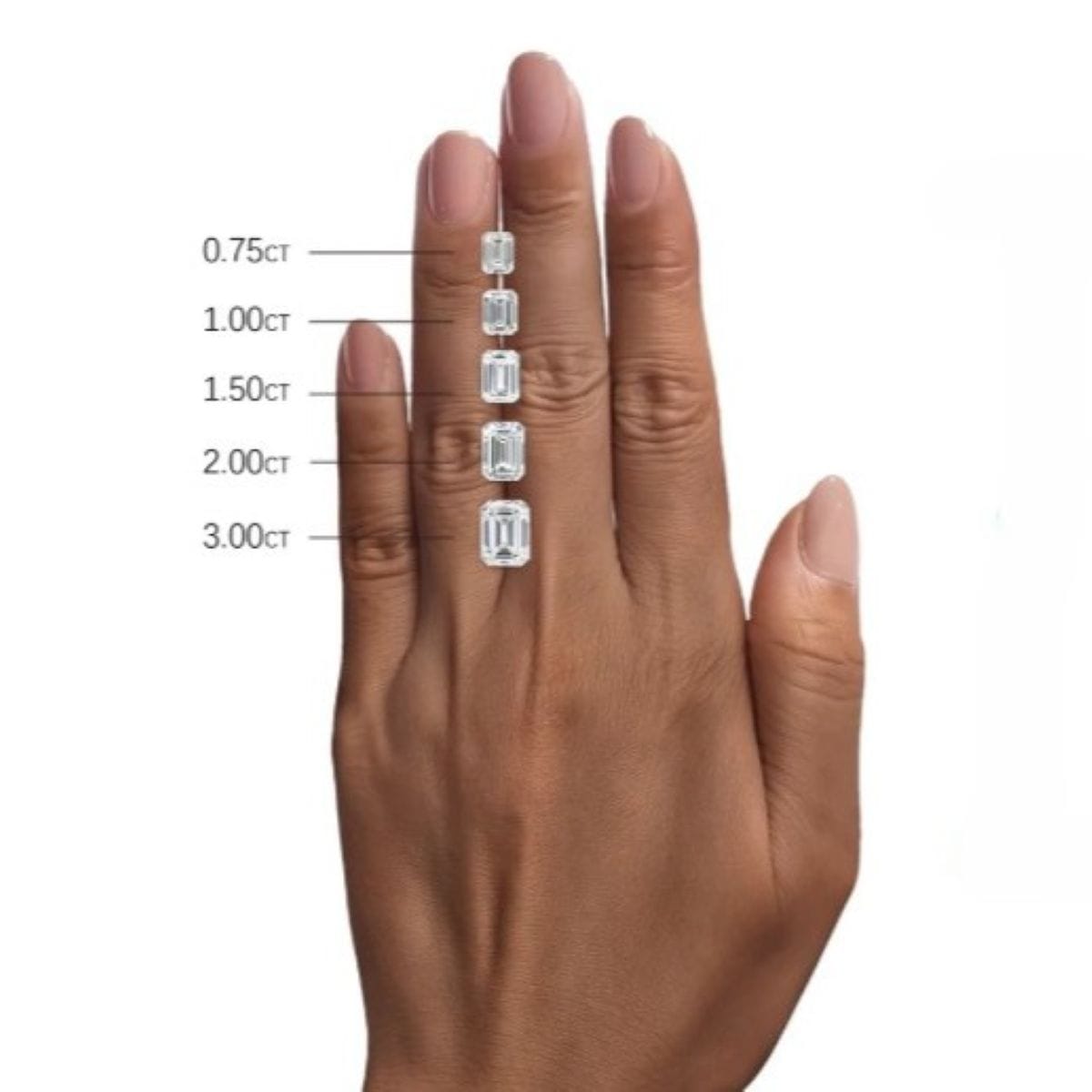 Lyra Classic Three-Stone Diamond Engagement Ring (14K Gold) - Image 4