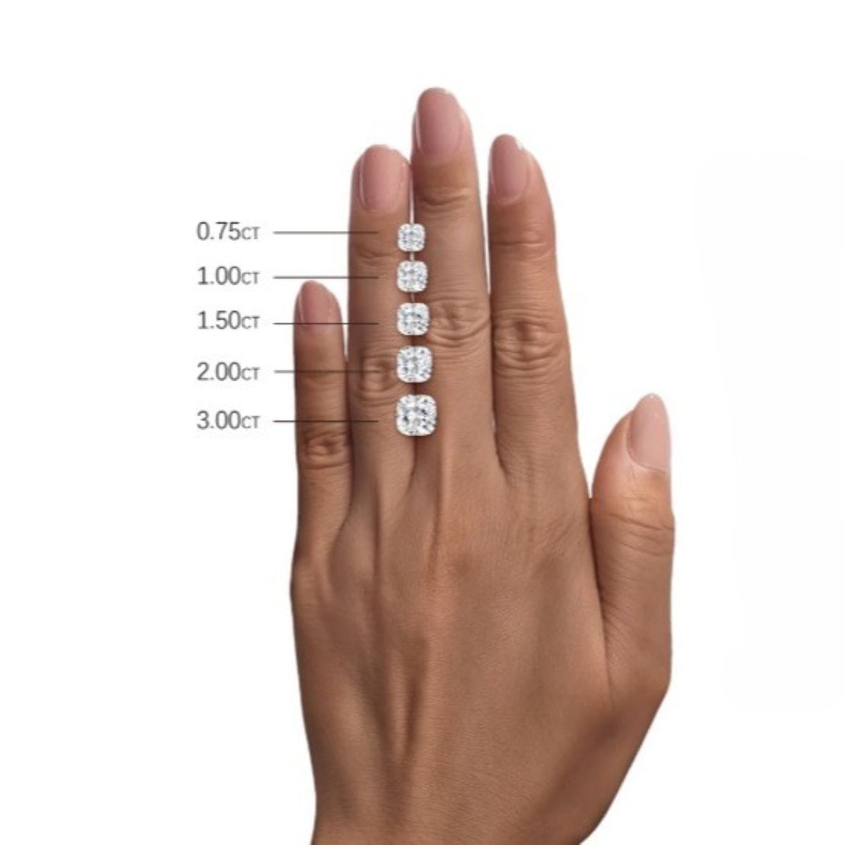 Odette Vintage Three-Stone Diamond Engagement Ring - Image 4