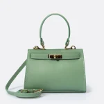 Verelina Italian Leather Mini Top Handle